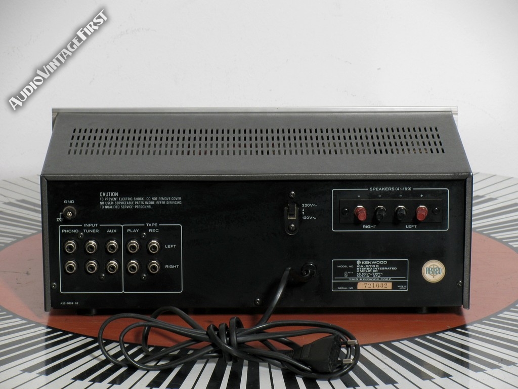 KA3700 AudioVintageFirst
